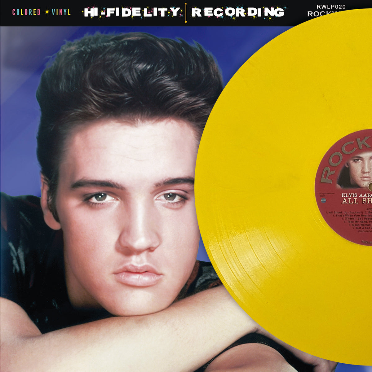 Elvis Presley, ALL SHOOK UP, Yellow Vinyl