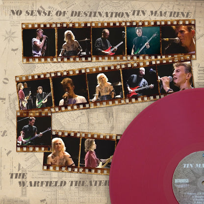 David Bowie Tin Machine, NO SENSE OF DESTINATION, Red Vinyl