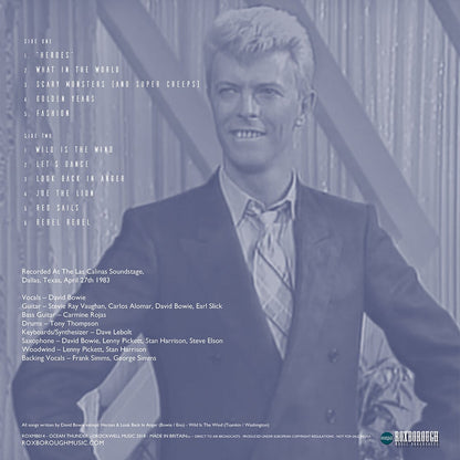 David Bowie, THUNDER OCEAN, Limited Edition 180g Blue Star Vinyl