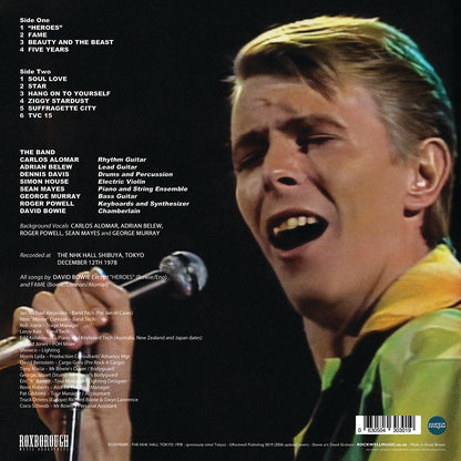 David Bowie, THE NHK HALL TOKYO 1978, Fluorescent Yellow Vinyl