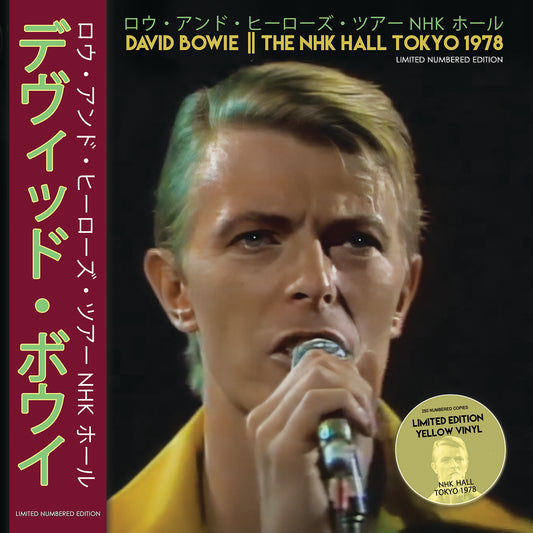 David Bowie, THE NHK HALL TOKYO 1978, Fluorescent Yellow Vinyl