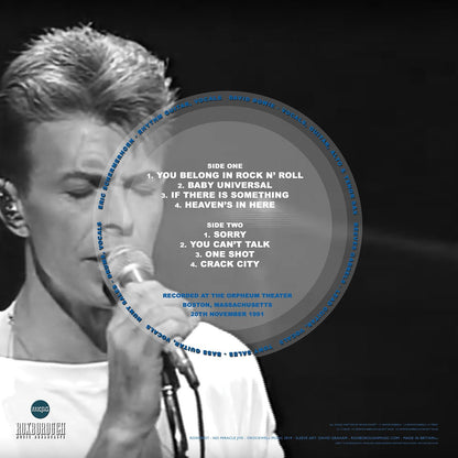 David Bowie, NO MIRACLE JIVE, Vinyle gris tourterelle édition limitée, Numéroté