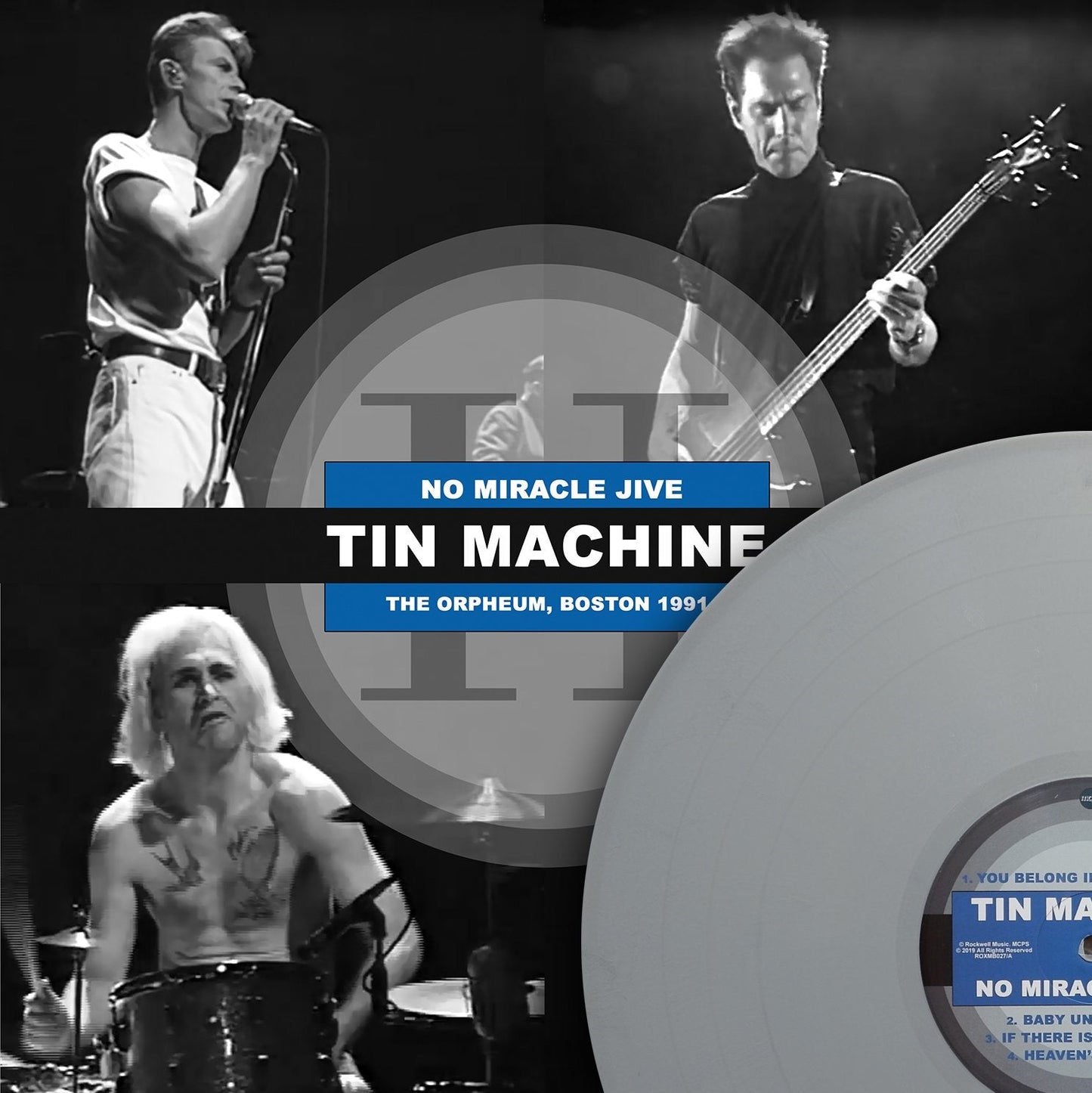 David Bowie, NO MIRACLE JIVE, Vinyle gris tourterelle édition limitée, Numéroté