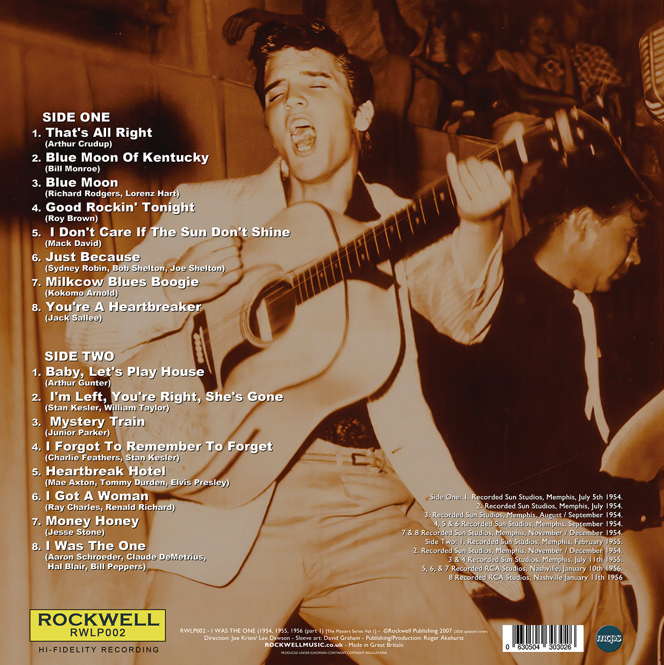 Elvis Presley, I WAS THE ONE, Green fleck Vinyl
