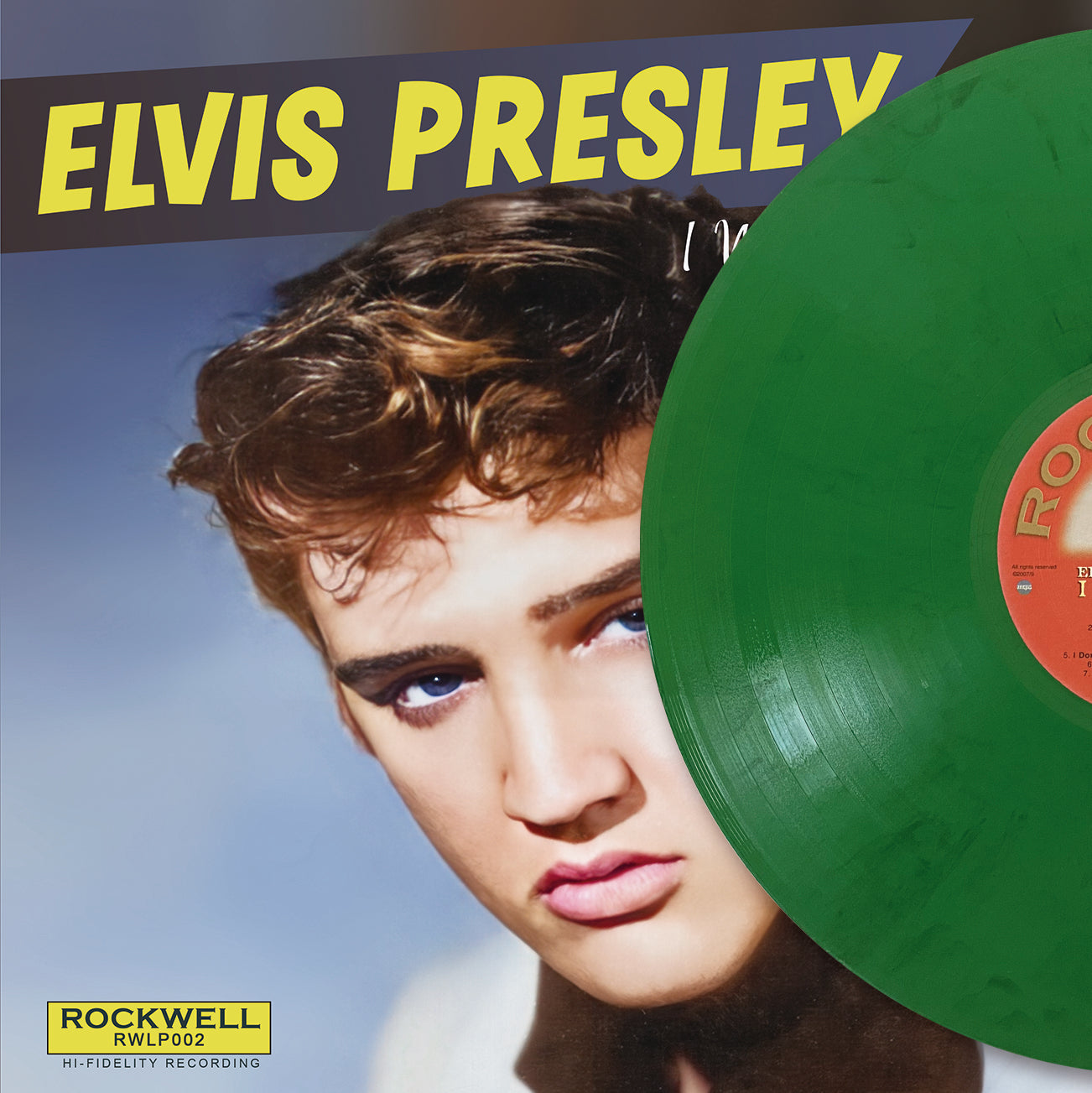 Elvis Presley, I WAS THE ONE, Green fleck Vinyl
