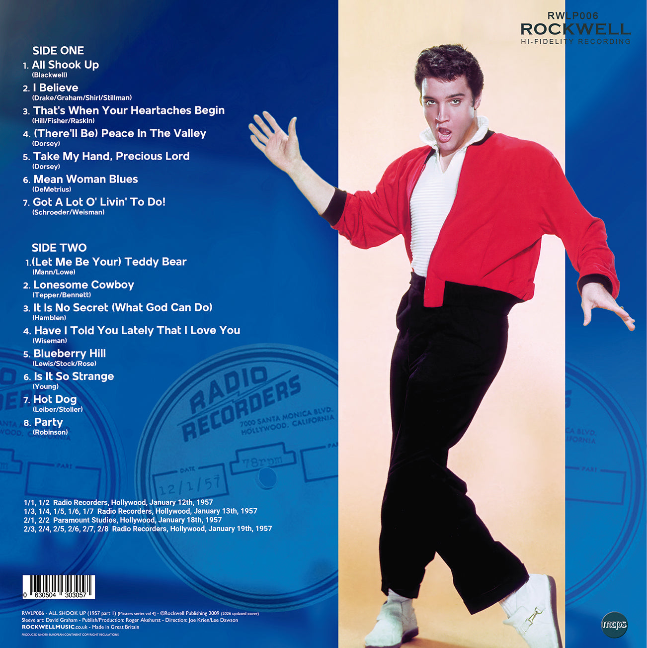 Elvis Presley, ALL SHOOK UP, Yellow Vinyl
