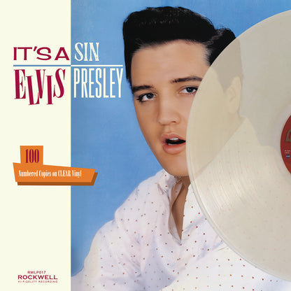 Elvis Presley, IT'S A SIN, Limited Edition, Clear Vinyl, Numbered