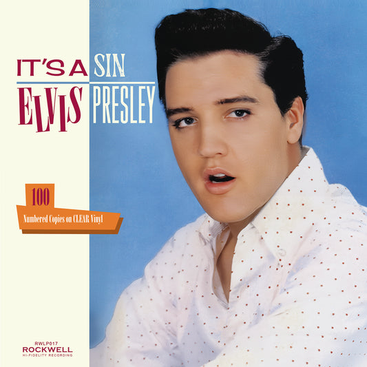 Elvis Presley, IT'S A SIN, Limited Edition, Clear Vinyl, Numbered