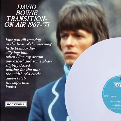 David Bowie, TRANSITION ON AIR 1967-’71, 180g White Vinyl