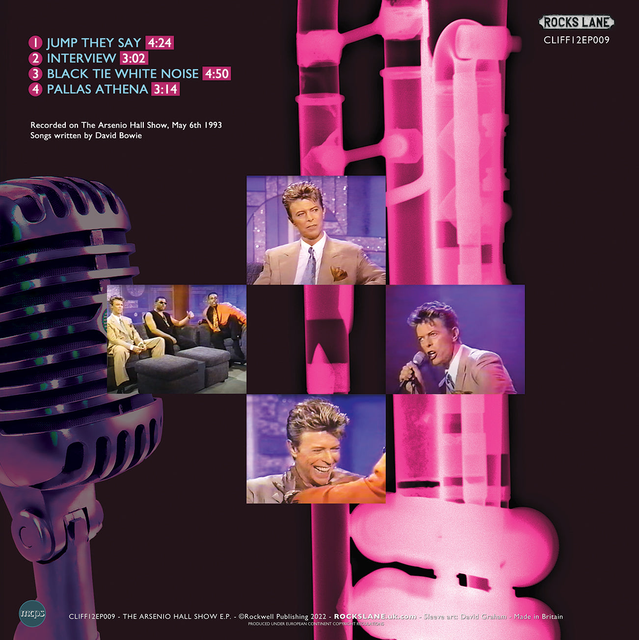 David Bowie, THE ARSENIO HALL SHOW EP 30 cm