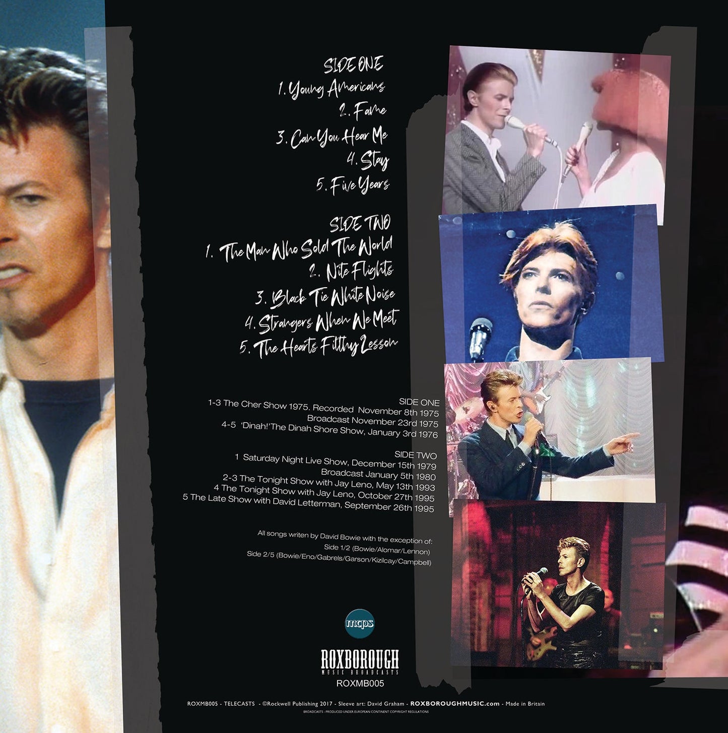 David Bowie, TELECASTS, Green Vinyl