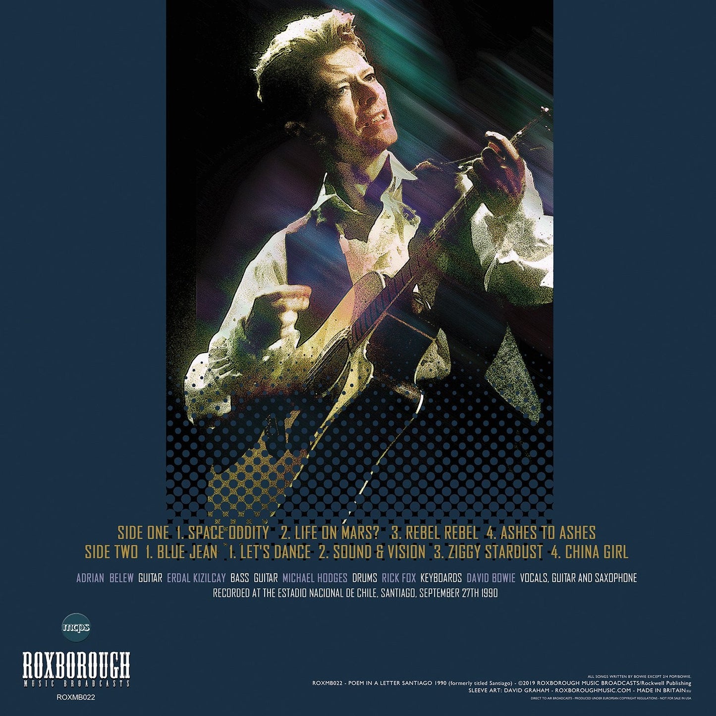 David Bowie, POEM IN A LETTER, Vinyle Lilas Pâle – Édition Limitée