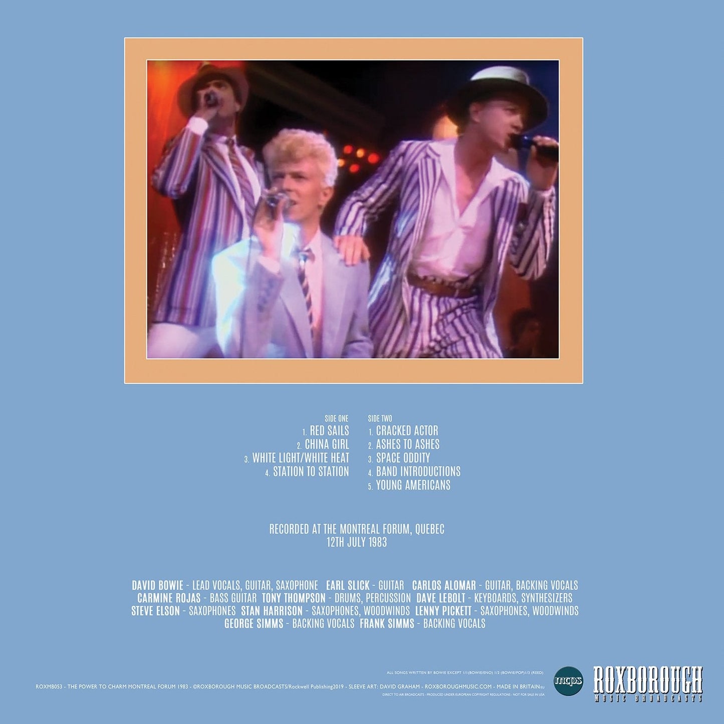 David Bowie, THE POWER TO CHARM, Limited Edition Mirage Blue Vinyl