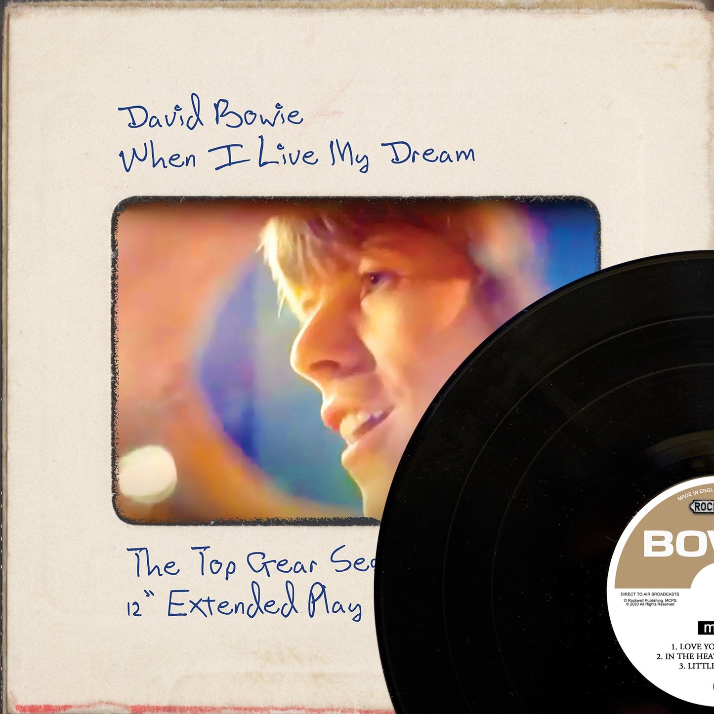David Bowie, WHEN I LIVE MY DREAM - LE MAXI 45 TOURS TOP GEAR